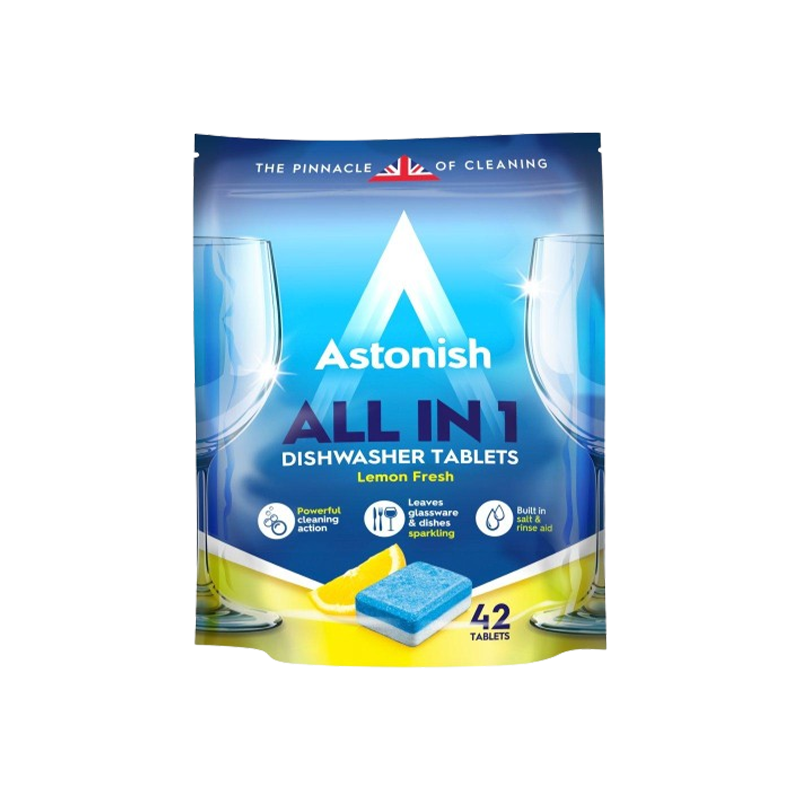 Astonish Dishwahser Tablets Lemon Fresh 840g