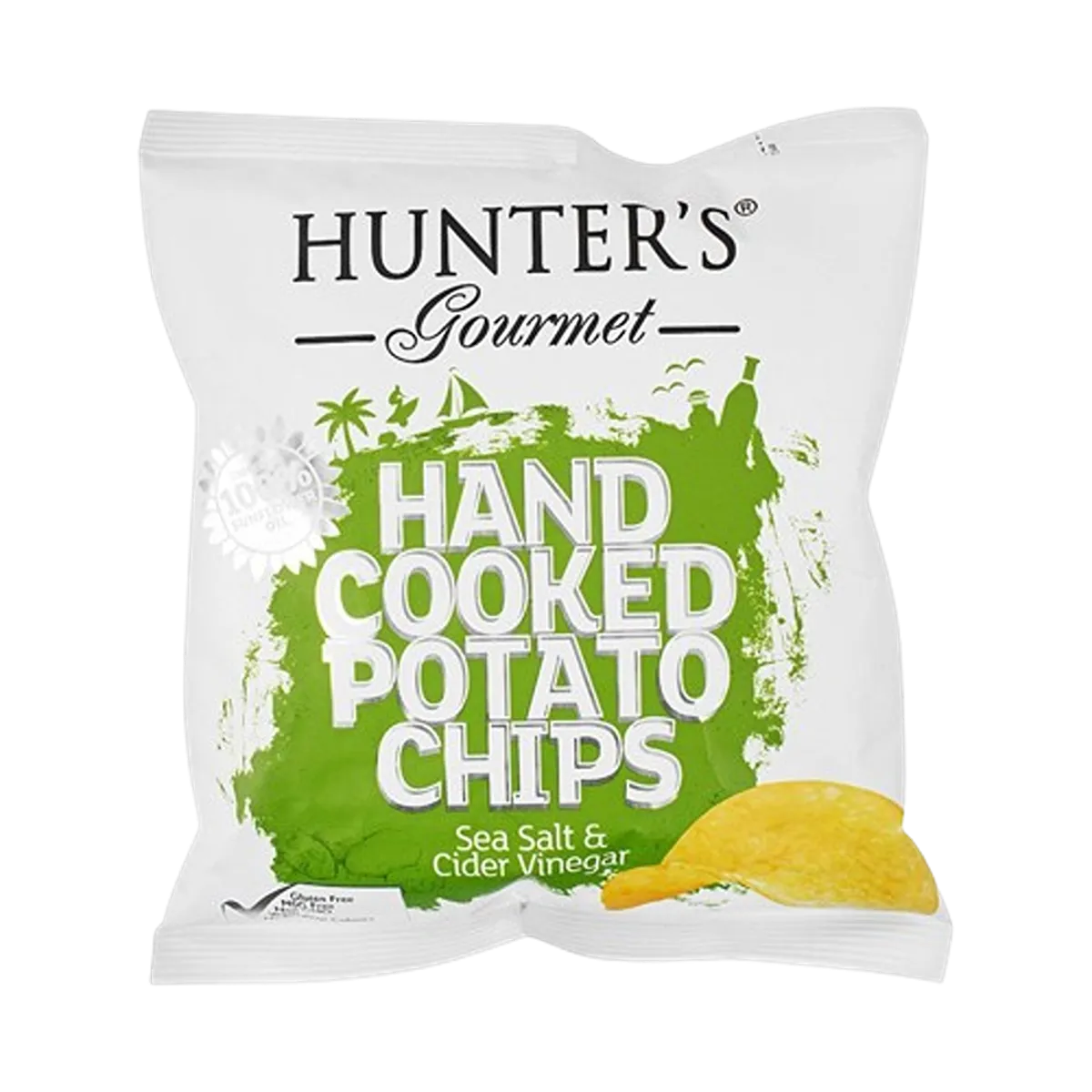 Hunters Hand Cooked Potato Chips Sea Salt & Cider Vinegar