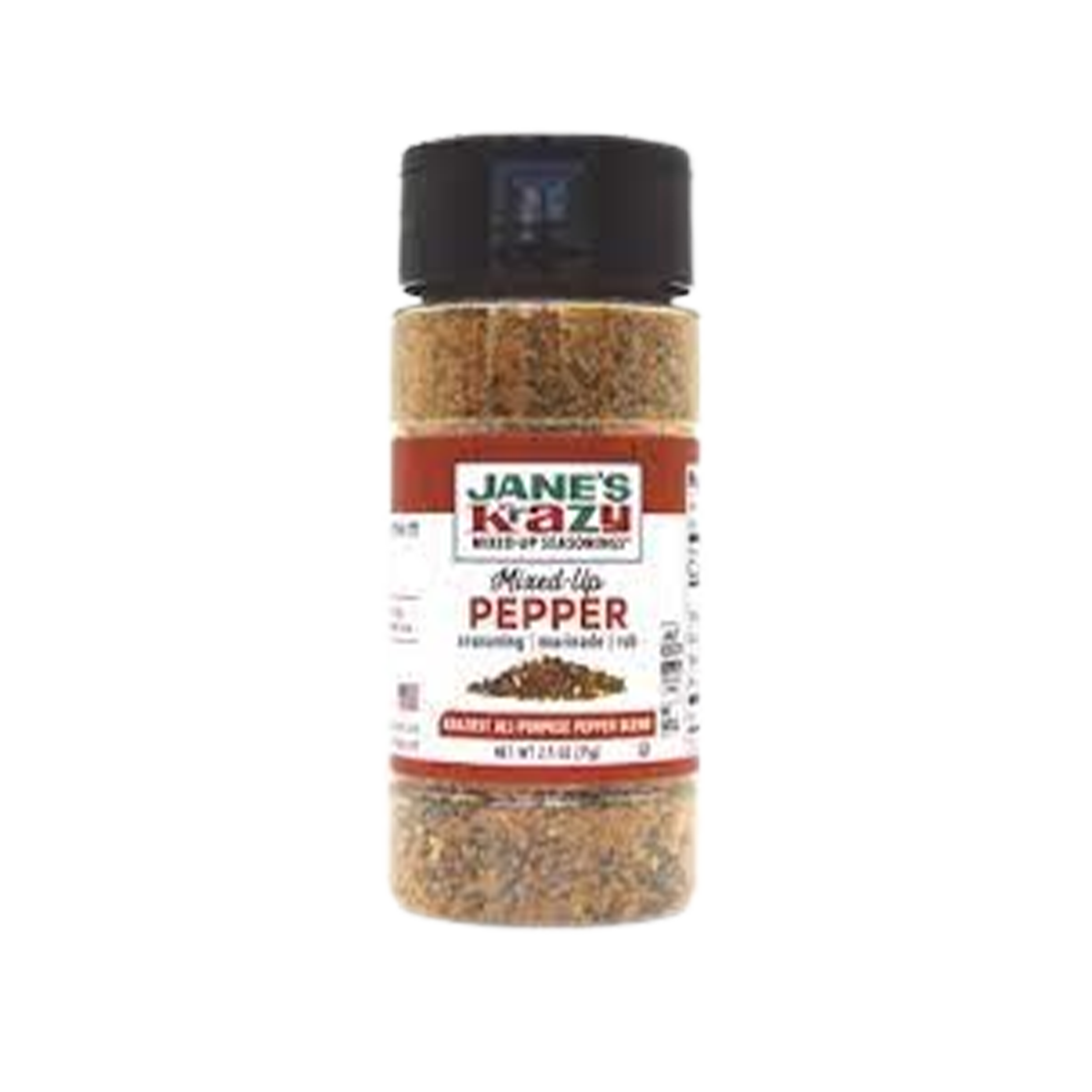 Jane`s, Krazy Mixed Up Pepper, Case Of 12, 2.5 oz