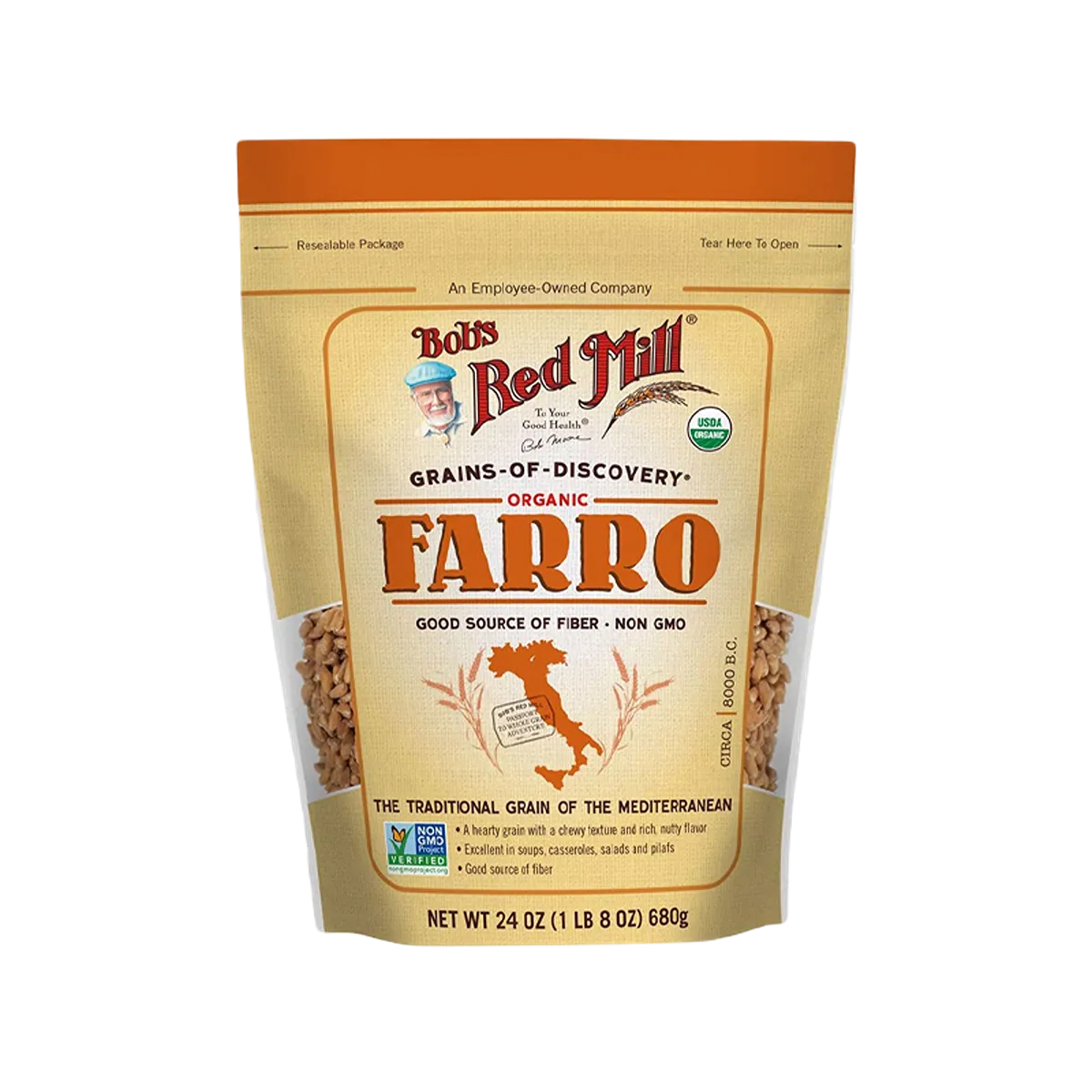 Bobs Red Mill Organic Farro Grain 24oz