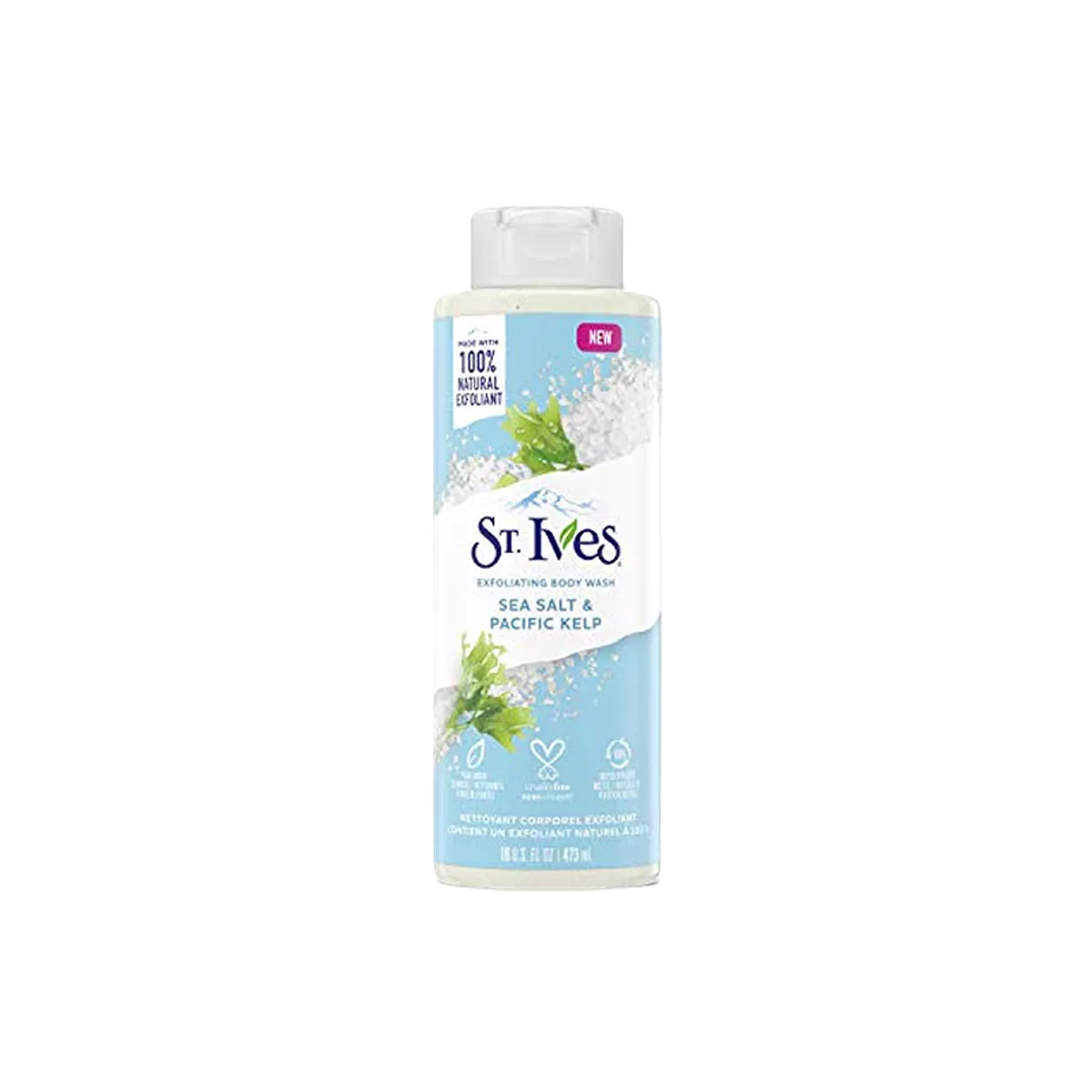 St. Ives Exfoliating Body Wash Sea Salt 473ml