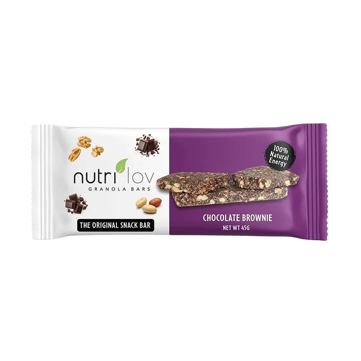 Nutrilov Chocolate Brownie Granola Bar 45 Gm