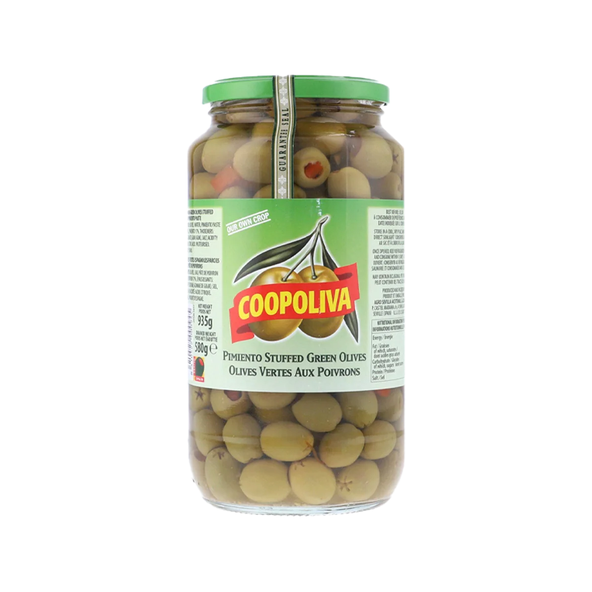 Coopoliva Stuffed Green Olive 935g
