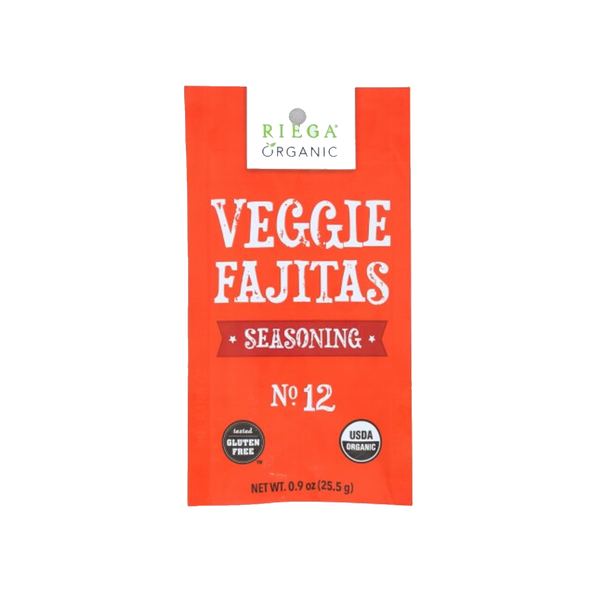 Riega Foods, Organic Veggie Fajita Seasoning No. 12, Case Of 8, .9 oz
