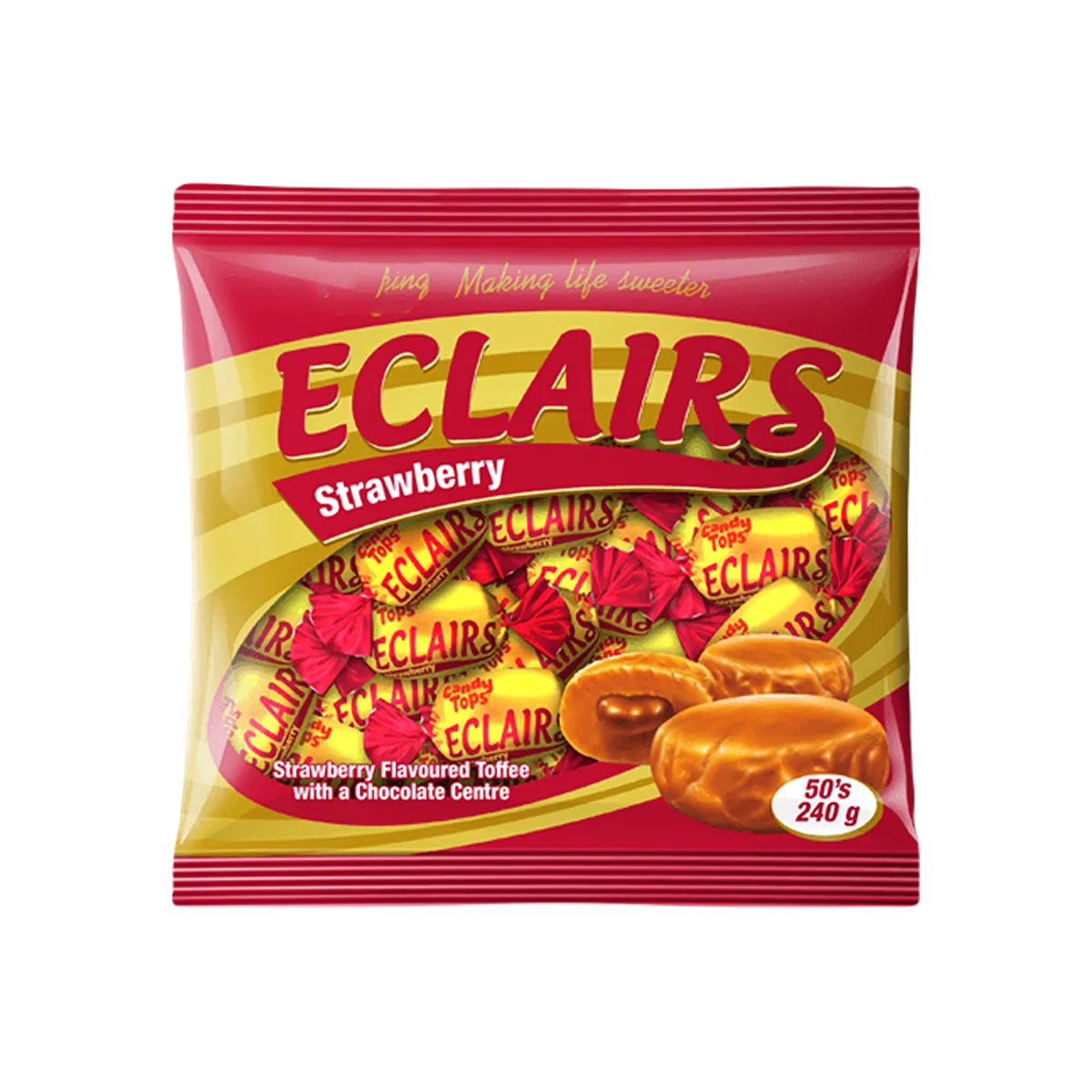 Doriva Celebrations Eclairs Strawberry 50 pieces