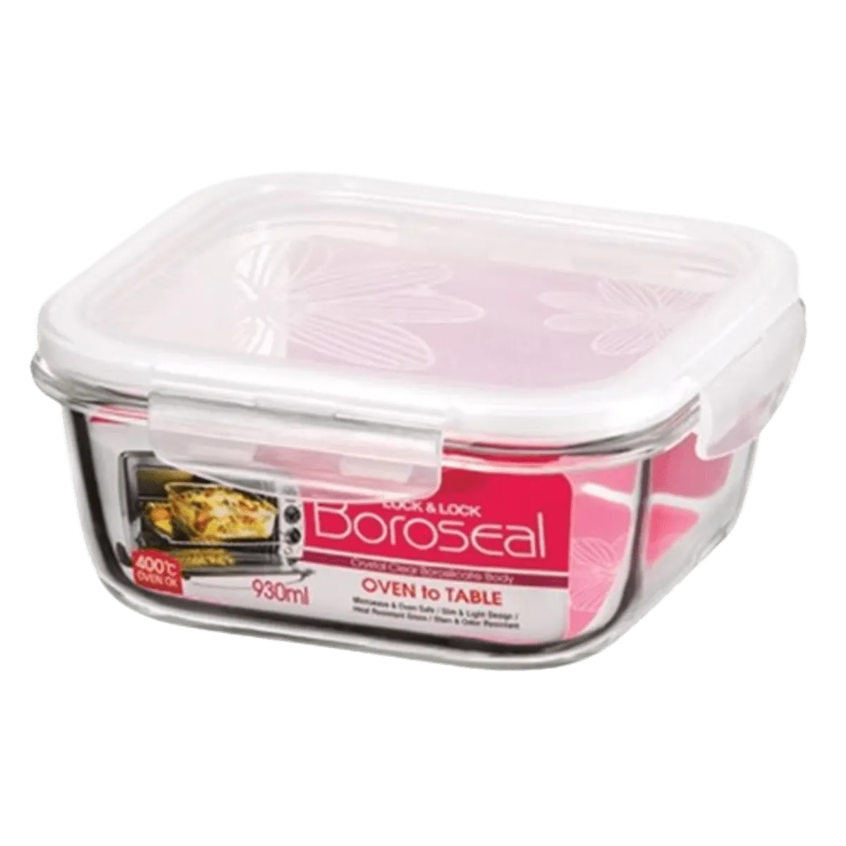 Lock & Lock Boroseal Cuadrado 930Ml
