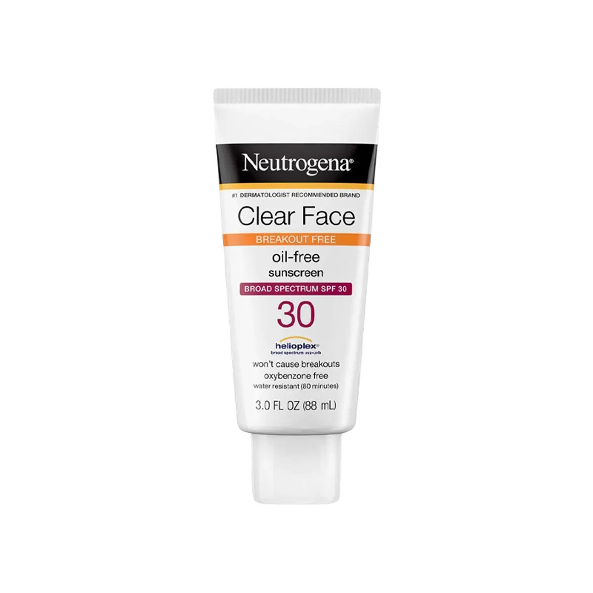 Neutrogena Clear Face Breakout Free Oil-Free Sunscreen Broad Spectrum SPF
