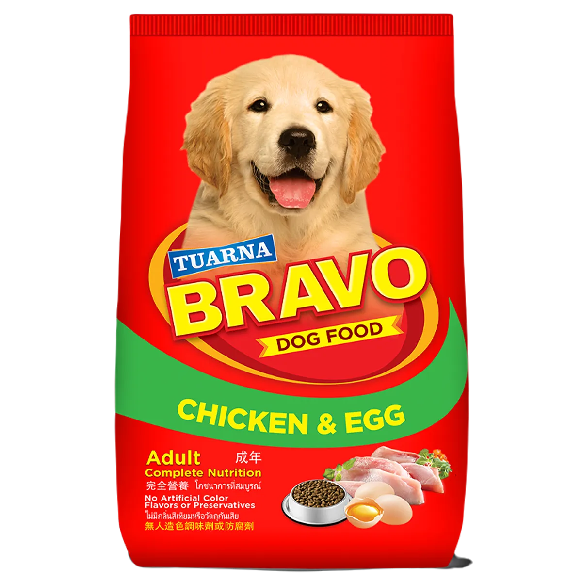 Tuarna Bravo Dog Food Chicken & Egg 1300g