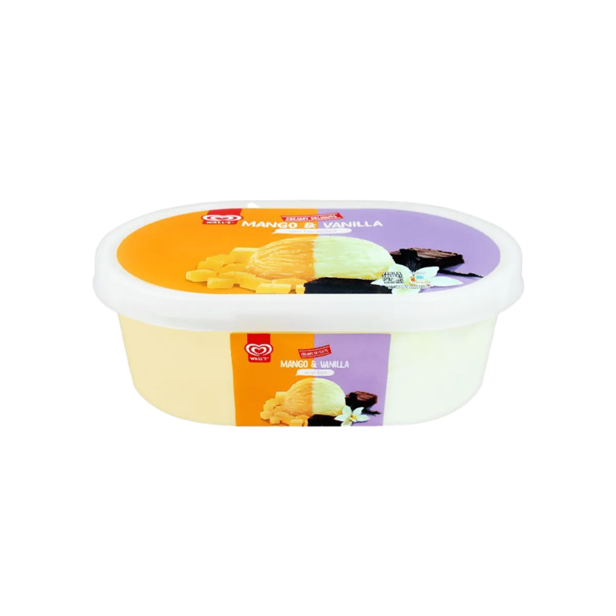 Walls Ice Cream Mango Tub 800ml