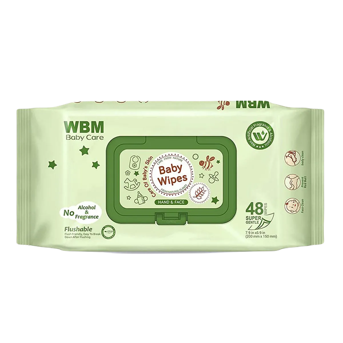 Wbm Baby Care Wipes 48