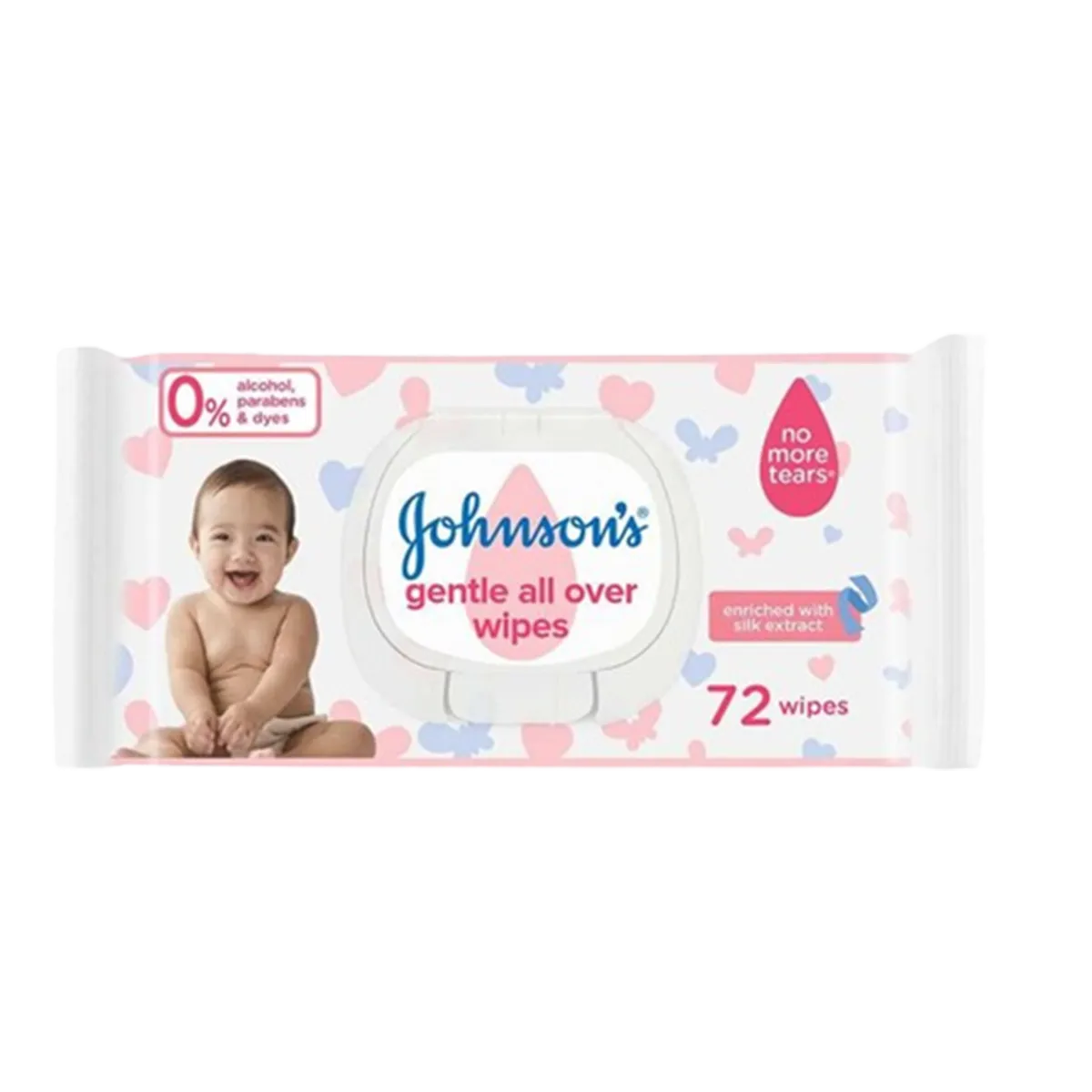 Johnsons baby Wipes Gentle All Over 72Wipes