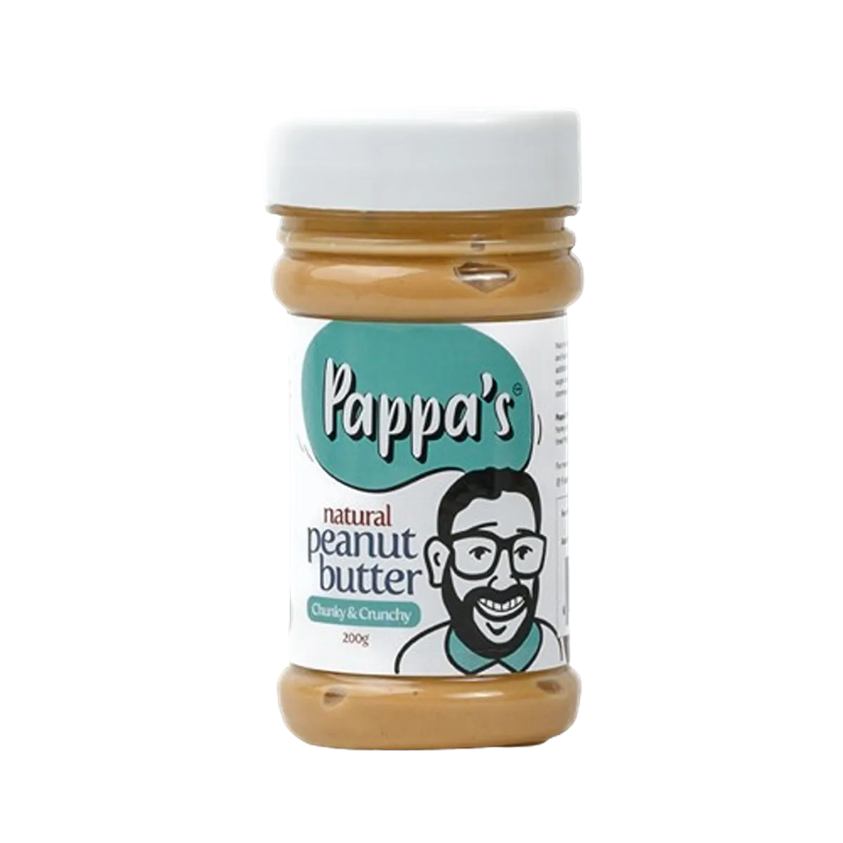 Pappas Natural Peanut Butter Chunky & Crunchy 500g