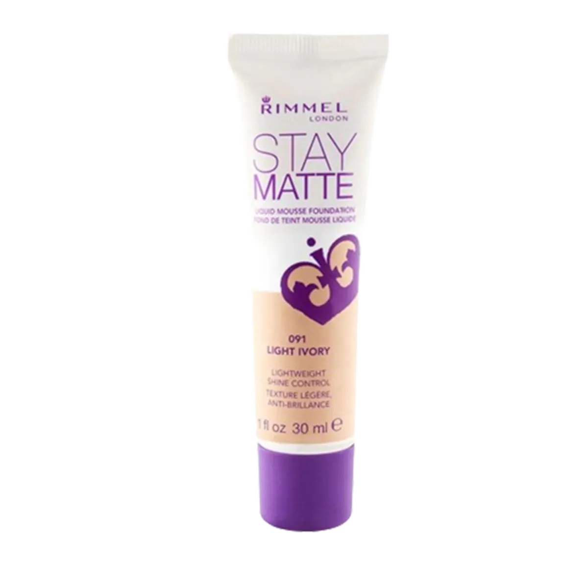 Rimmel London Stay Matte Foundation Ivory 100ml