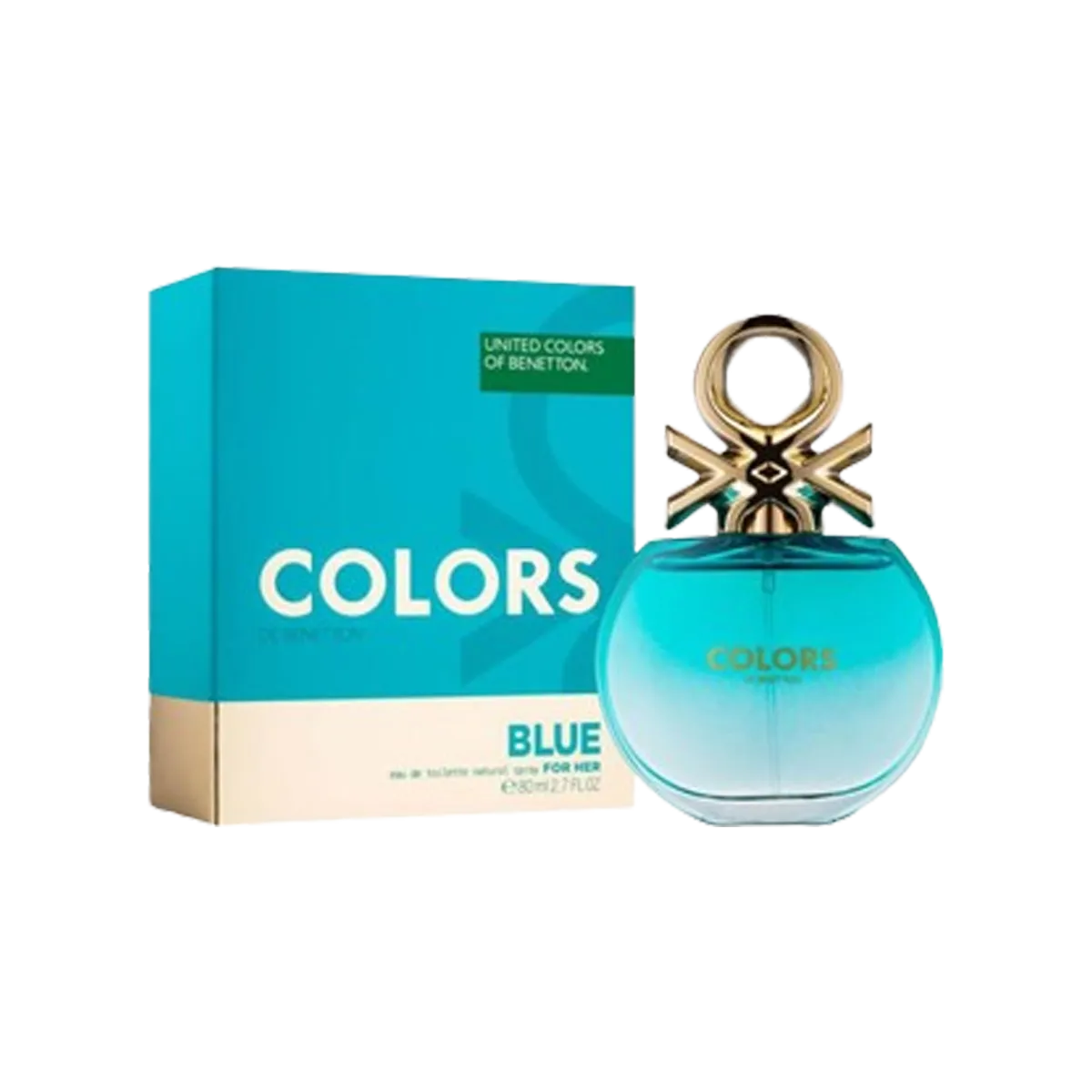 Benetton Colors Blue Eau De Toilette Spray 80ml