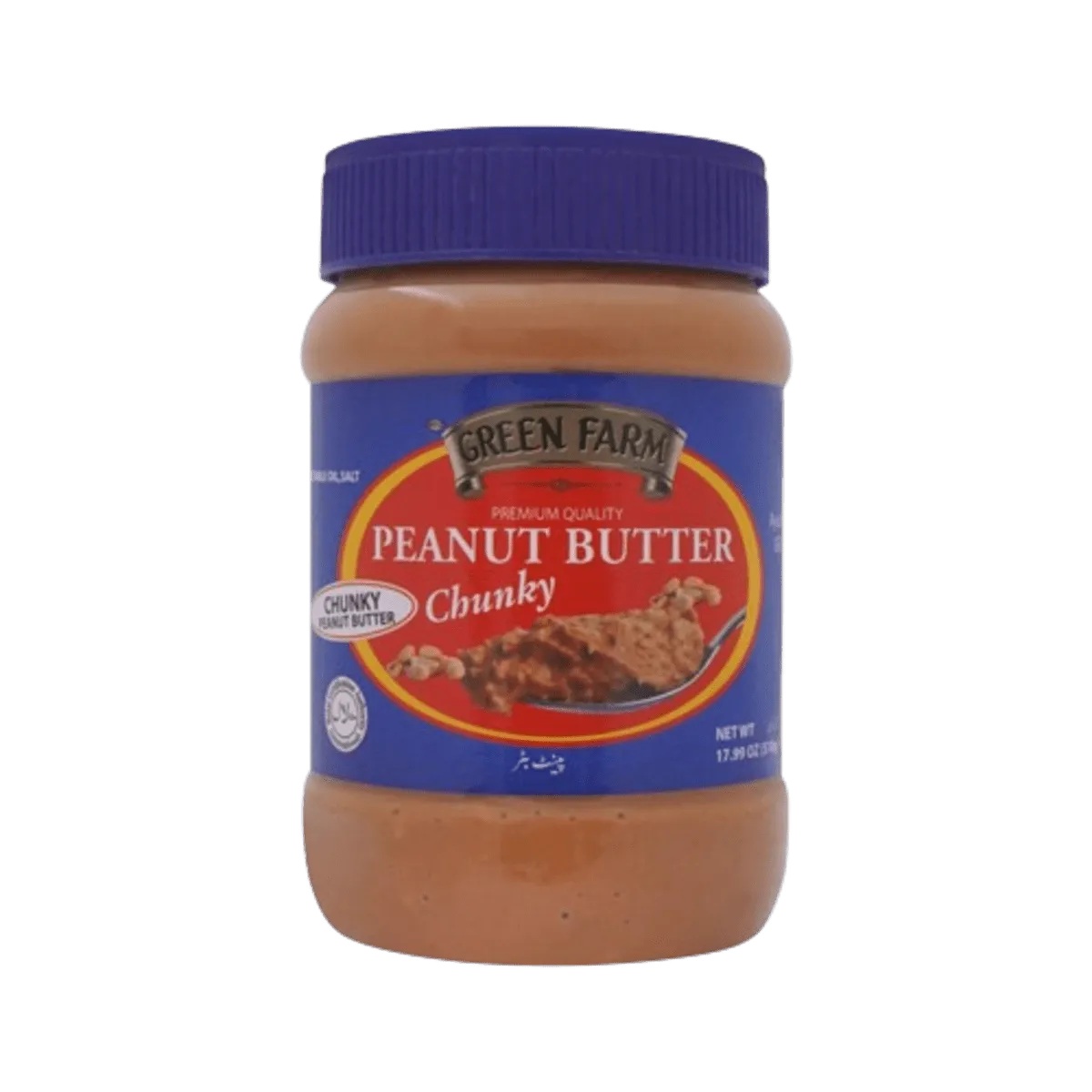 Green Farm Peanut Butter Chunky 510g