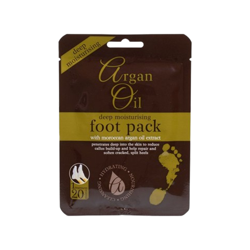 Xpel Argan Oil Deep Moisturising Foot Pack 1pc