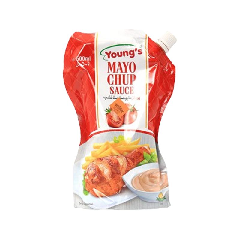 Youngs Mayo Chup Sauce Pouch 500ml