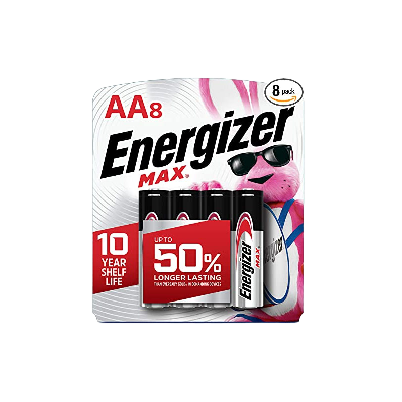 Energizer Max AA Battries 8 Pack