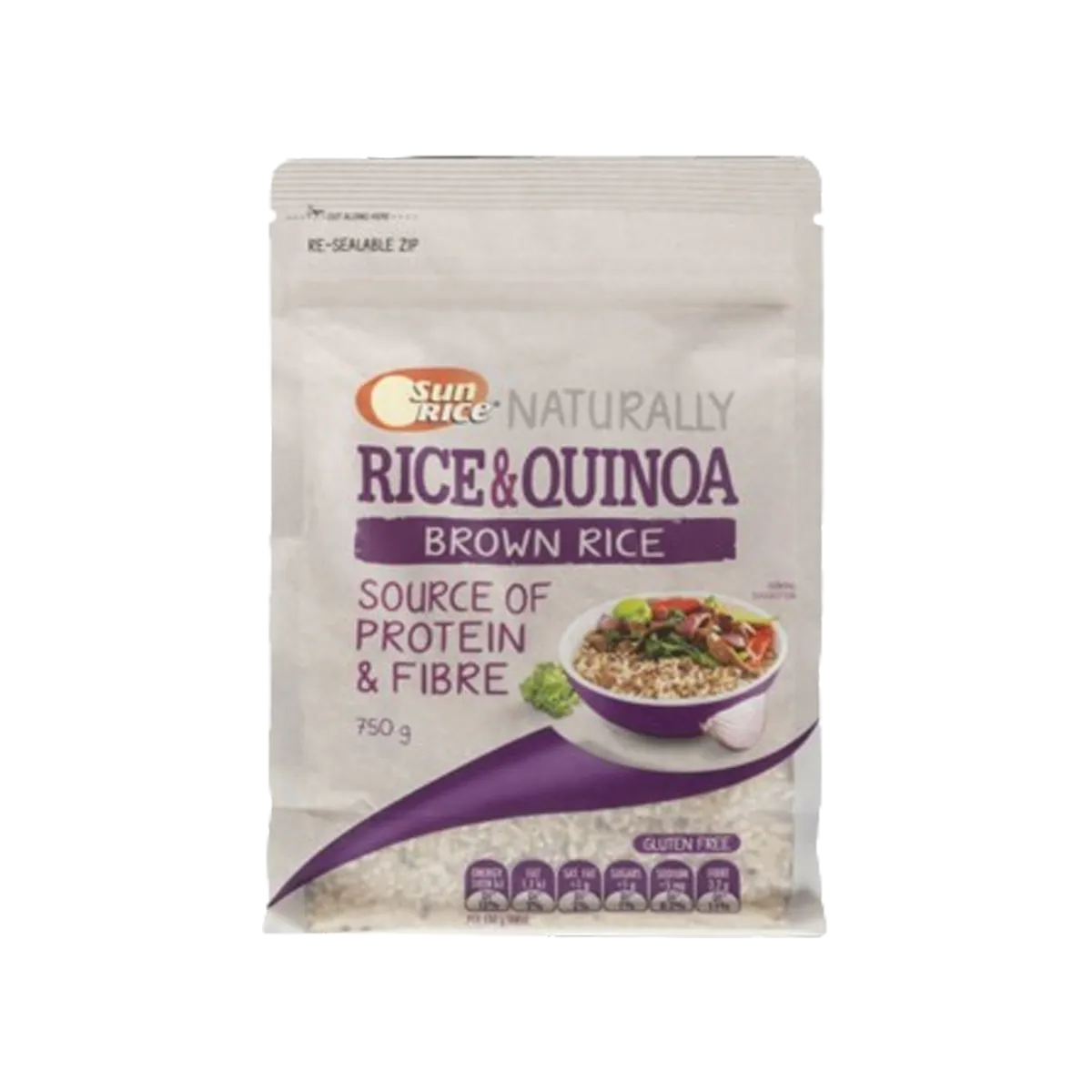 SUNRICE Sunwhite Rice & Quinoa 750g