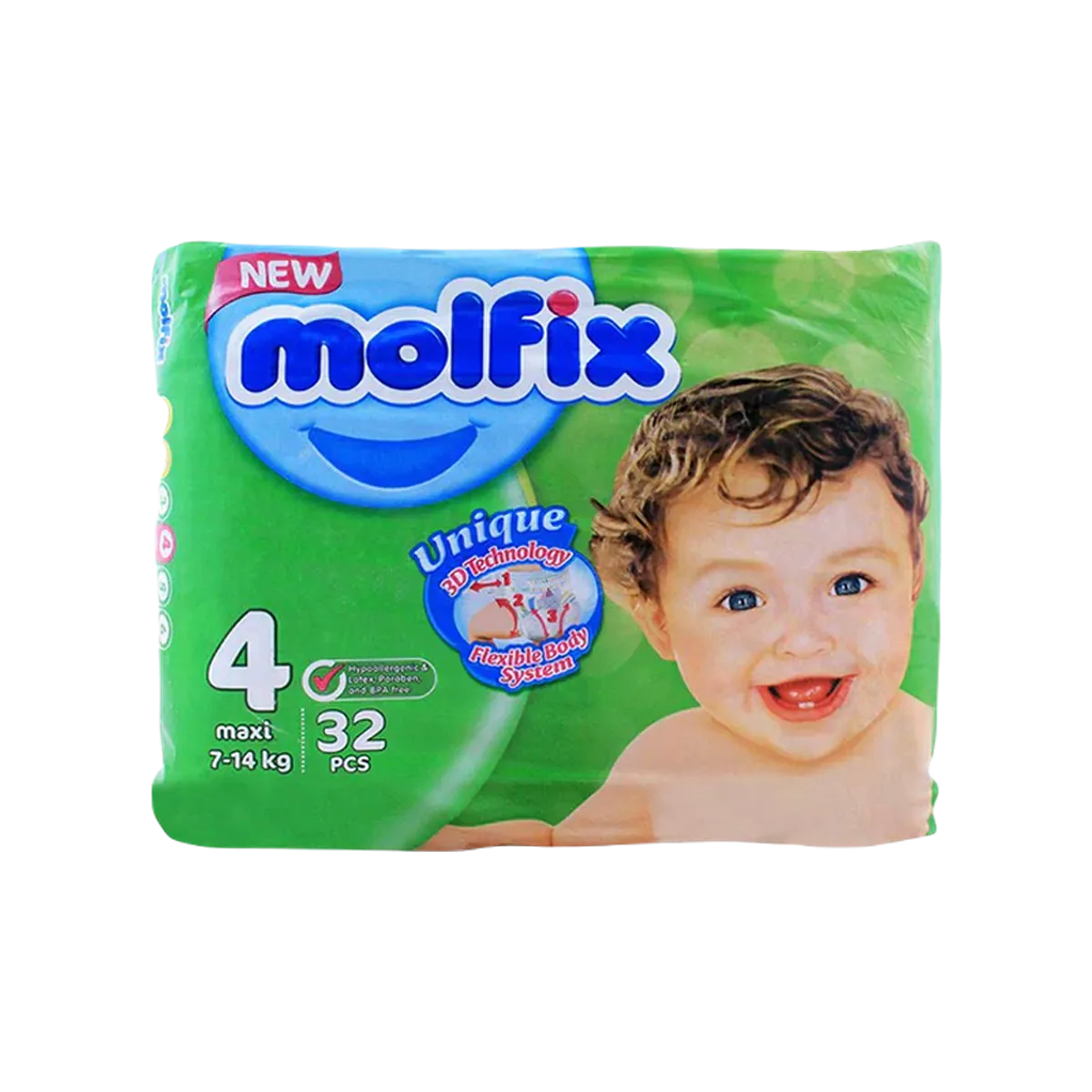 Molfix Diaper Maxi 7-14kg 30pcs