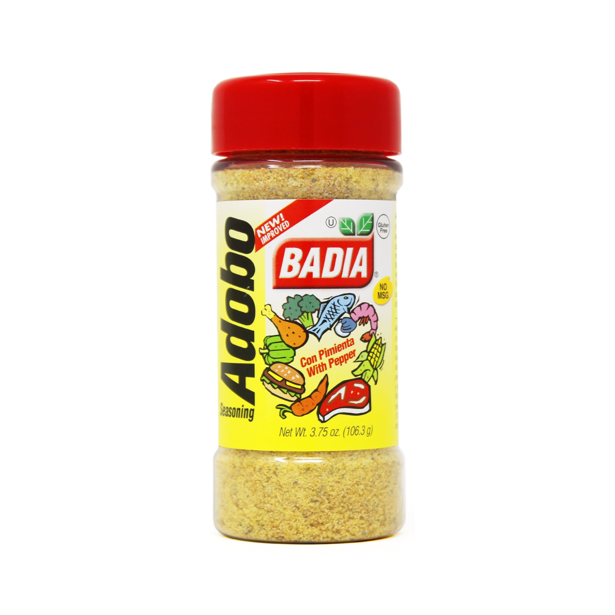 Badia Adobo with Pepper, Case Of 12, 3.75 oz