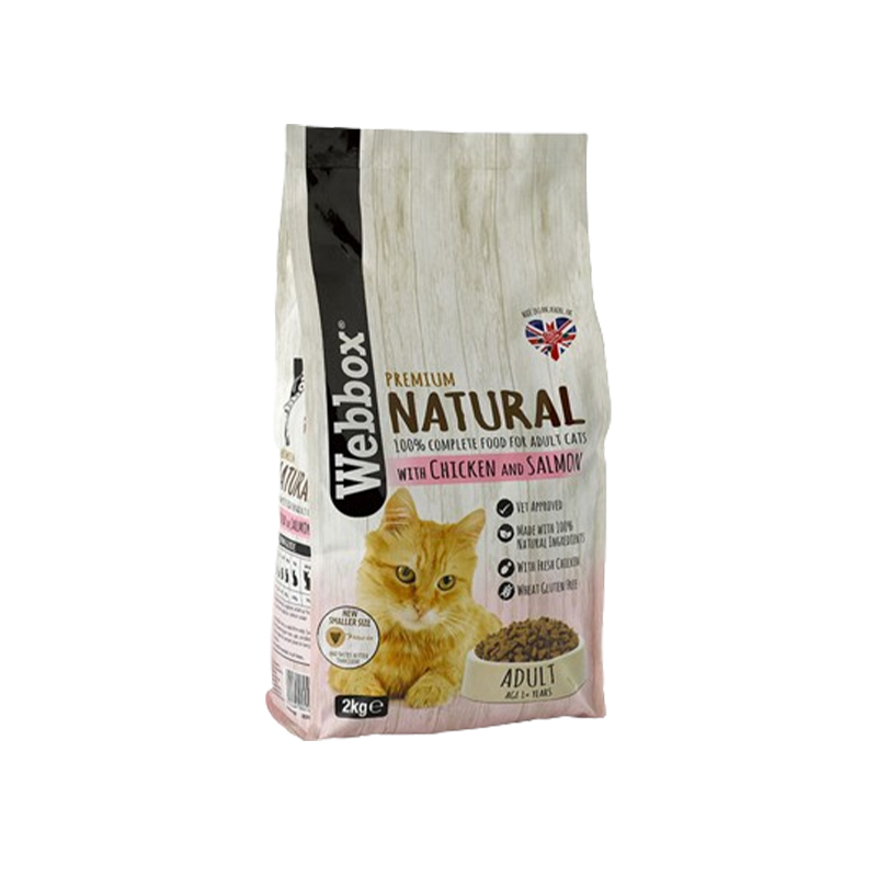 Webbox Natural Cat Food Chicken & Salmon 2Kg