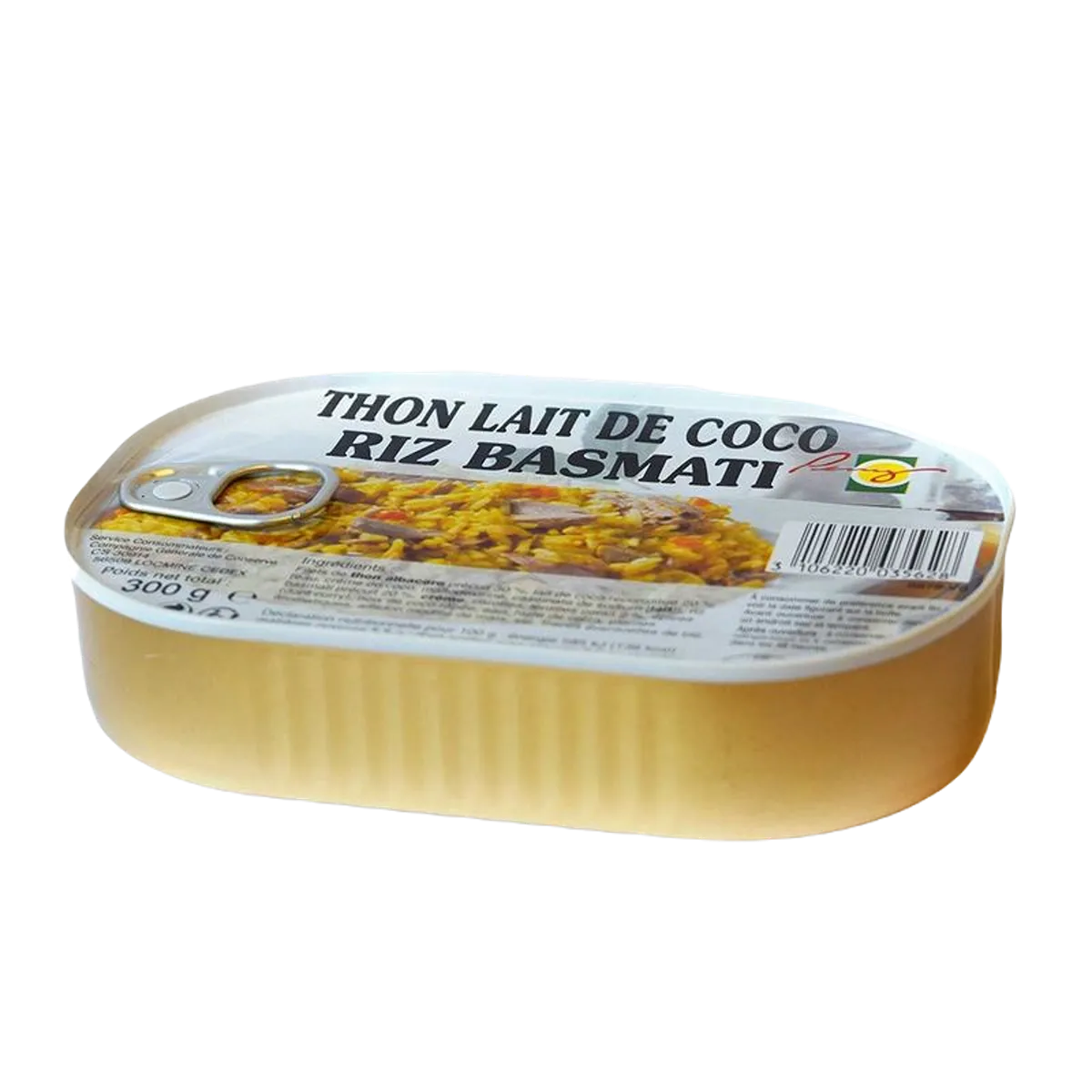 Thon lait de coco riz basmati - 300 g