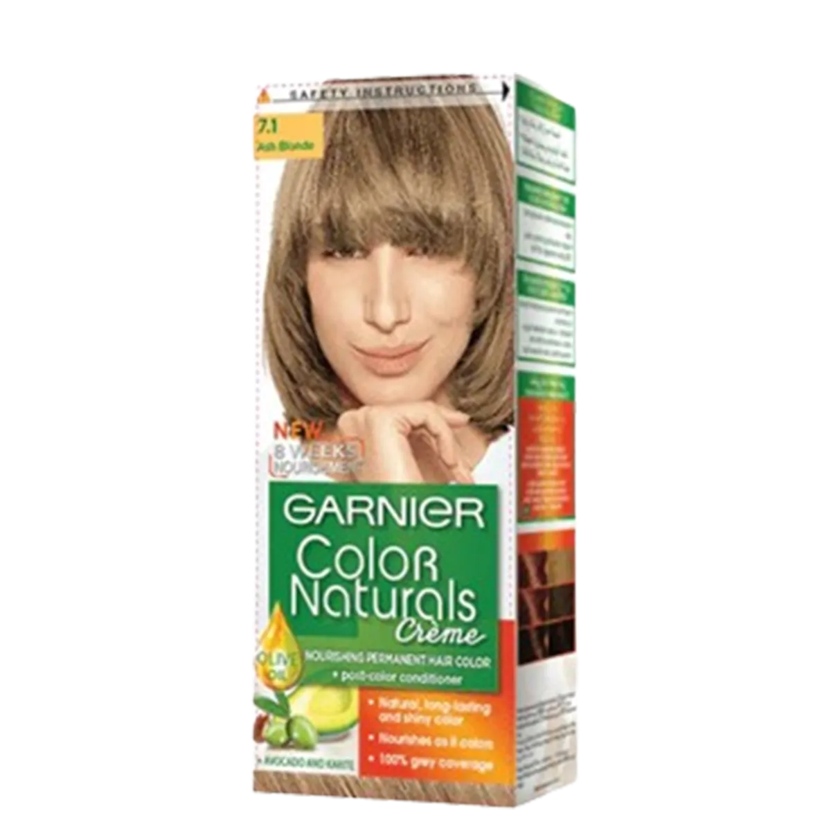 Garnier Hair Color Ash Blonde 7.1