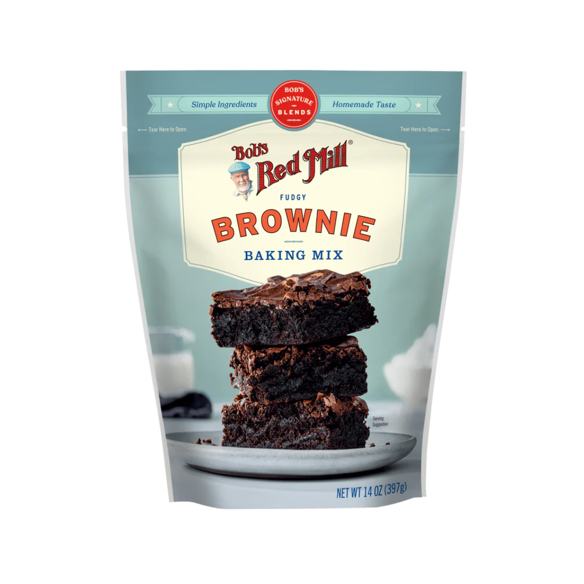 Bob's Red Mill, Fudgy Brownie Baking Mix, Case Of 4, 14 oz