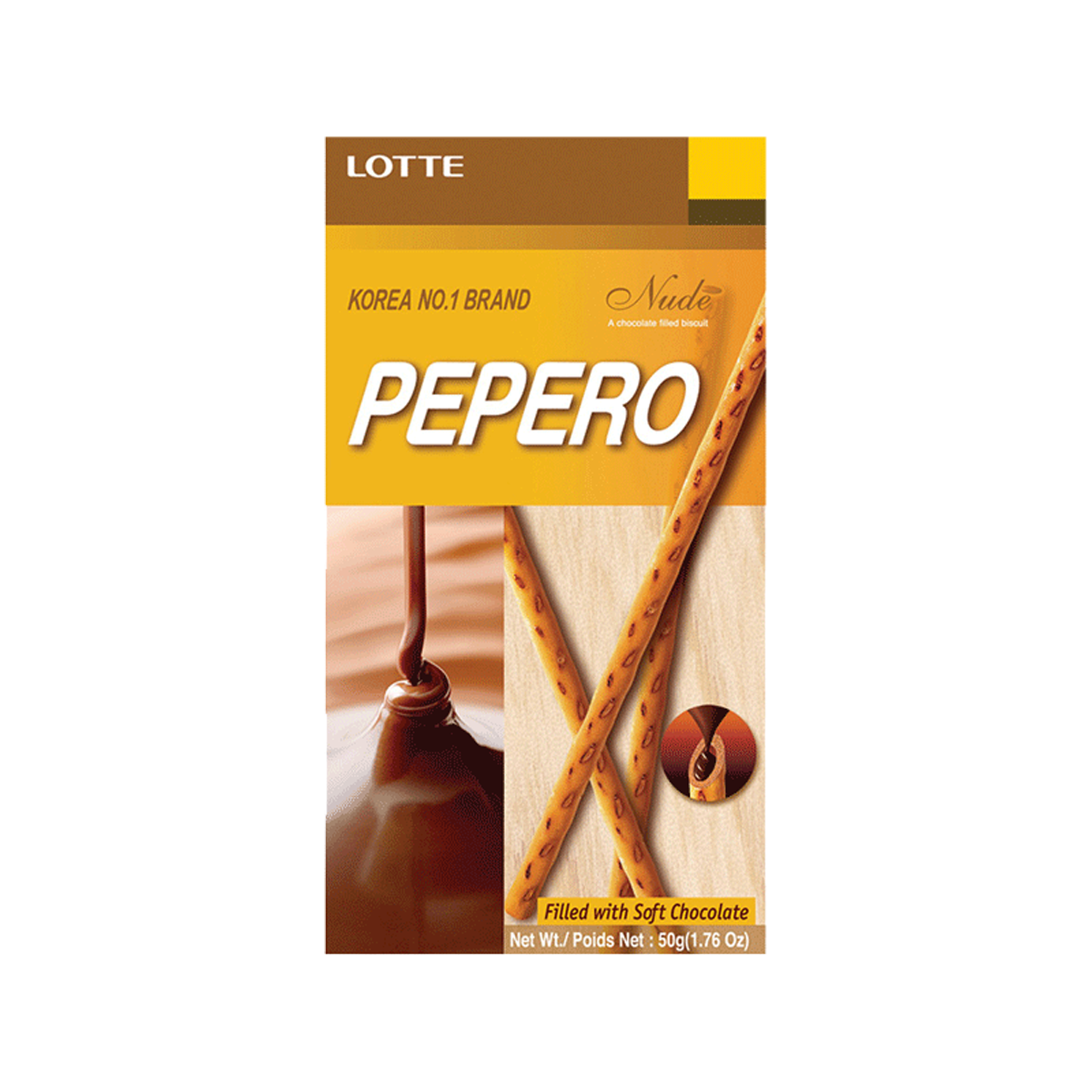 Lotte Chocolate (Pepro,Nude,50g)