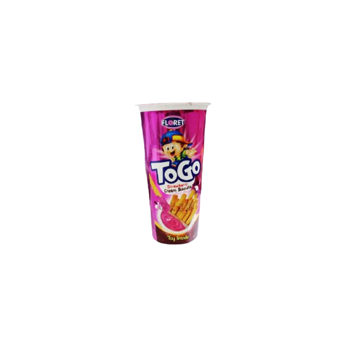 Togo Strawberry Stick Biscuits Toy Inside 40g