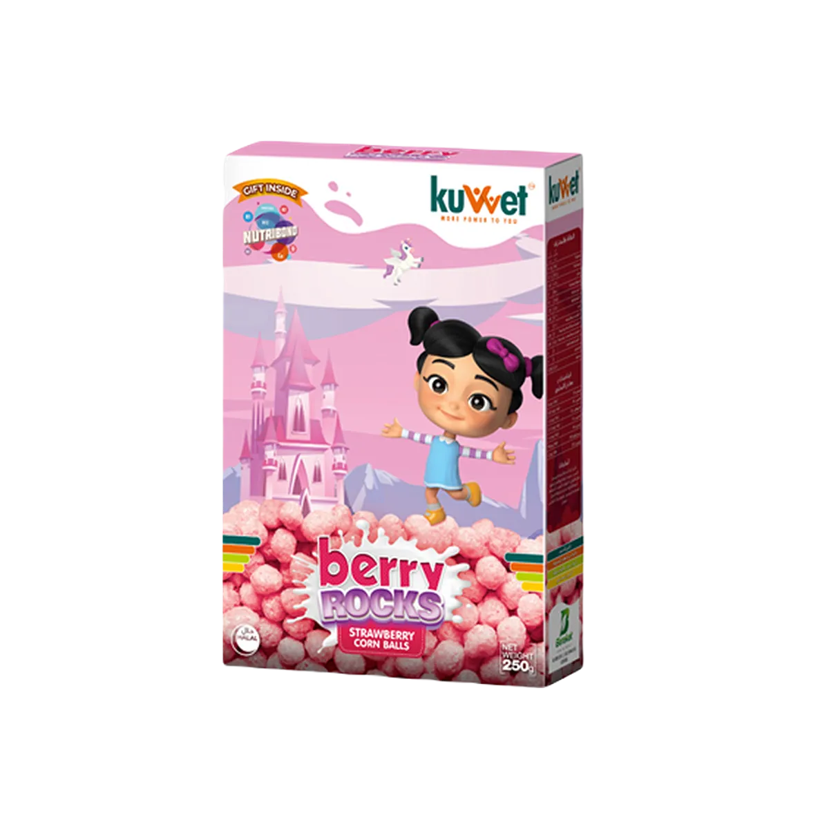 Kovvet Berry Rocks Strawberry Corn Balls 250G