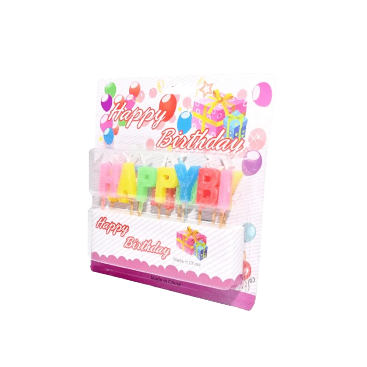 Party Candle Alphabat