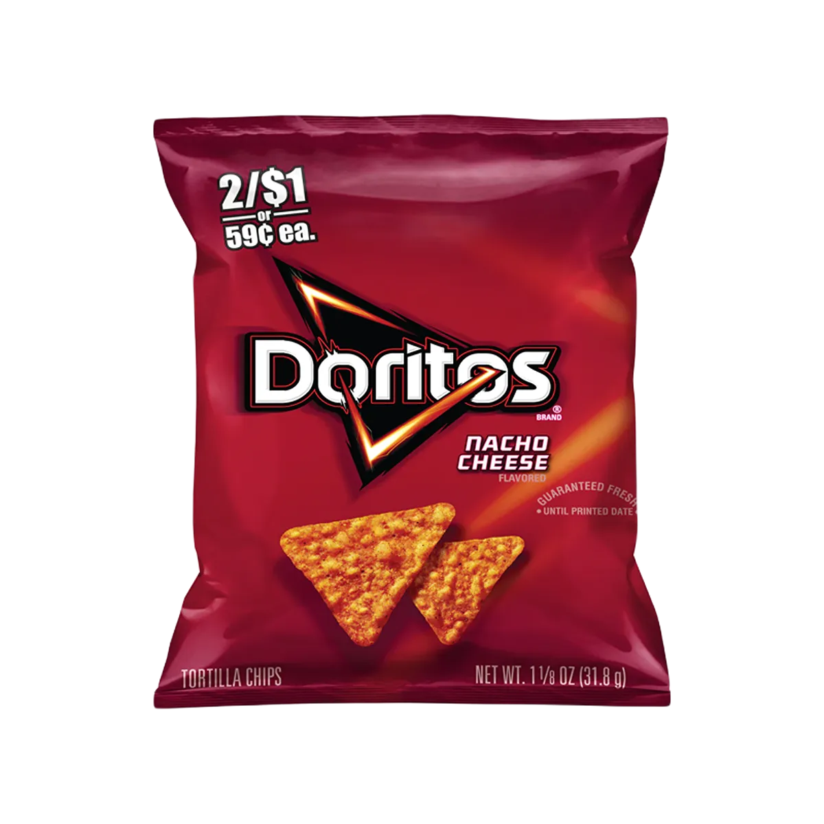 Doritos Nacho Cheese Flavored Tortilla Chips