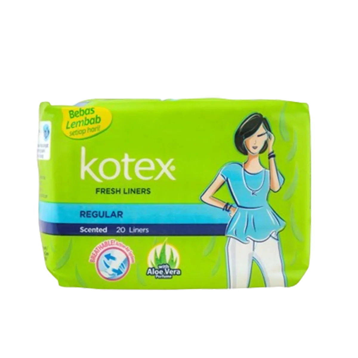 Kotex Fresh Liners Regular Scented Liner 20s