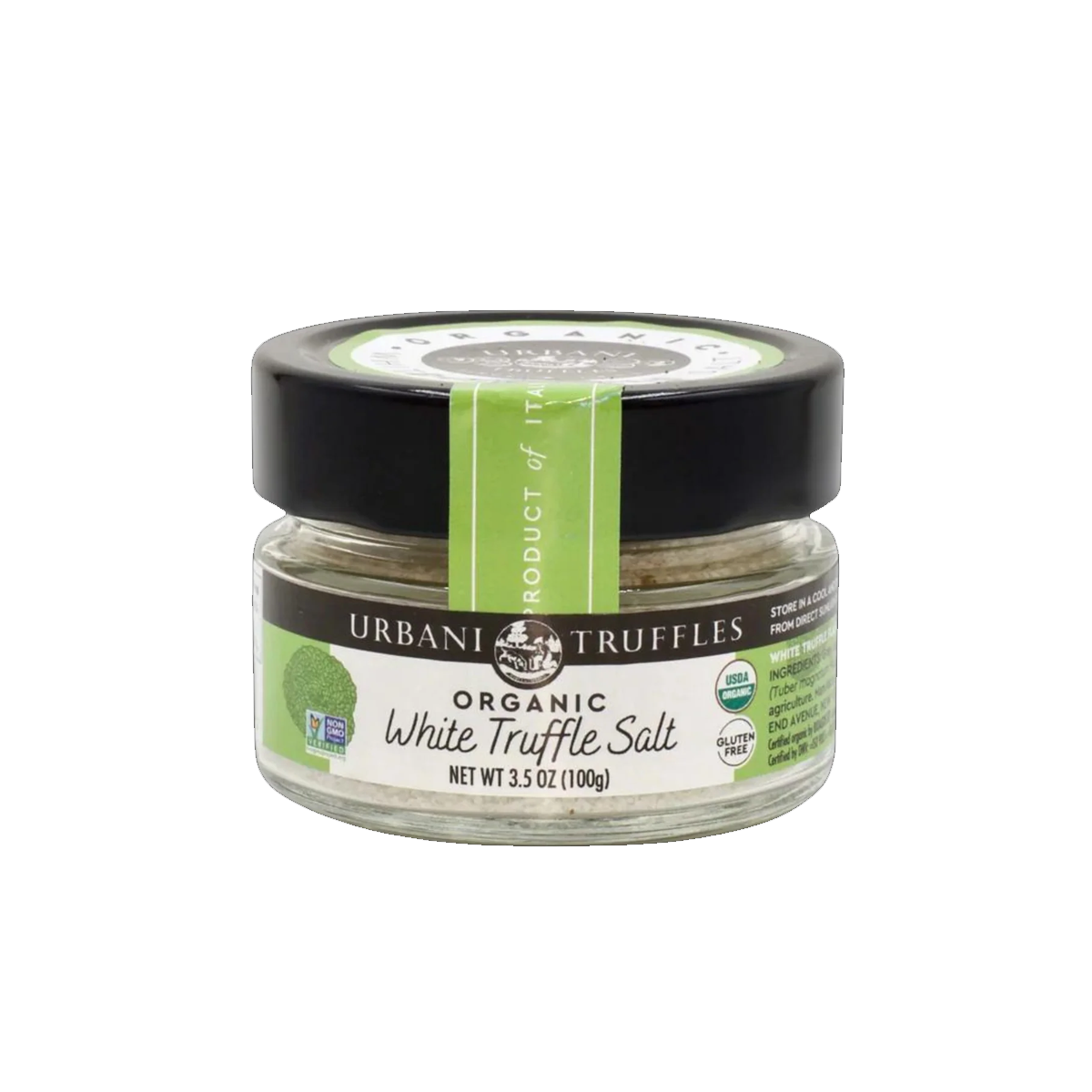 Urbani Truffles Organic White Truffle Salt - Case of 6 - 3.5 oz