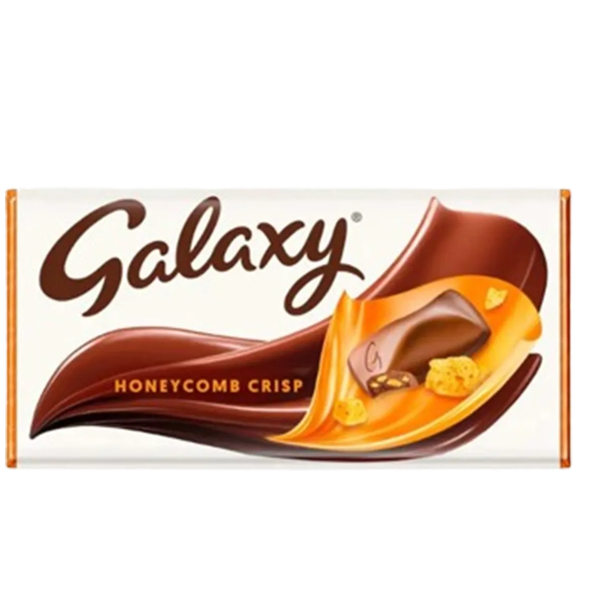Galaxy Chocolate Block Honeycomb Crisp 114g