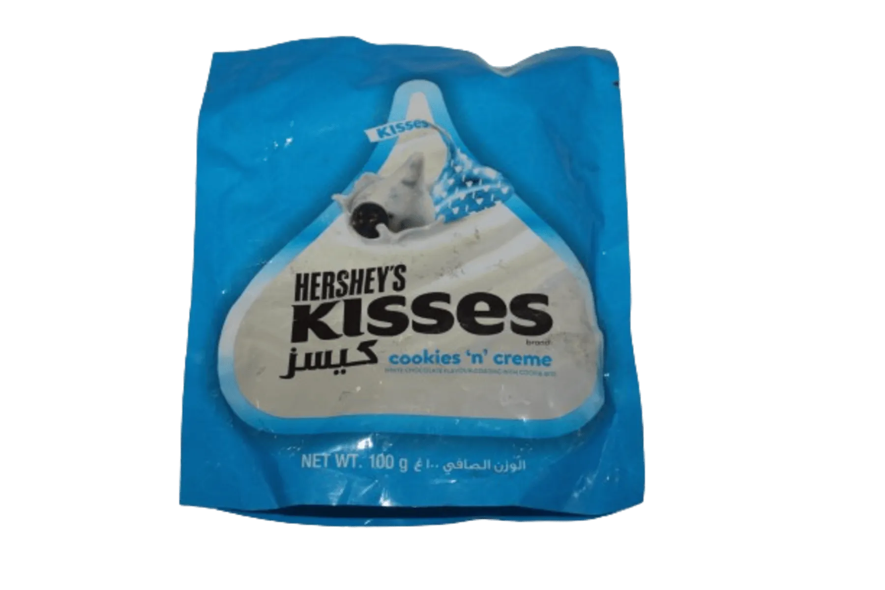 Hersheys Kisses Cookies N Crème 100g