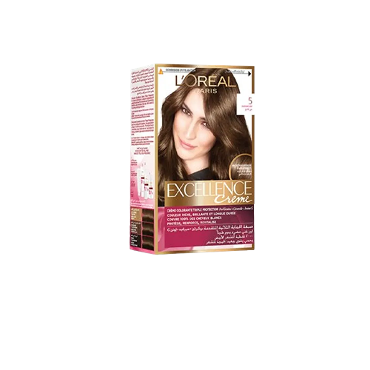 Loreal Exc Hair Color Light Brown 5