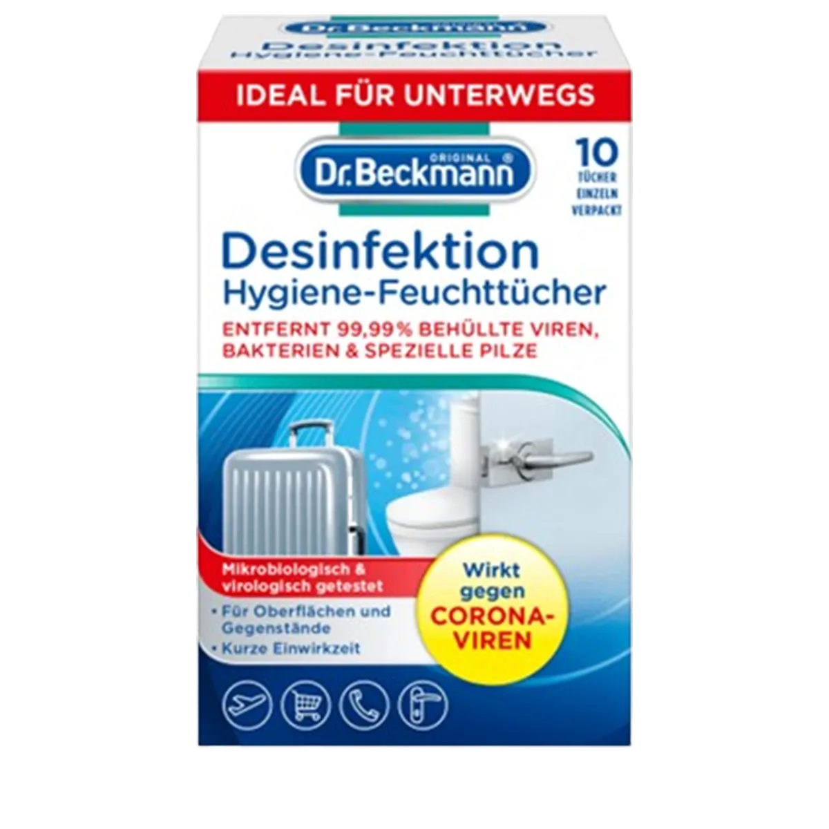 Dr.Beckmann Multipurpose Hygines wipes 10pcs