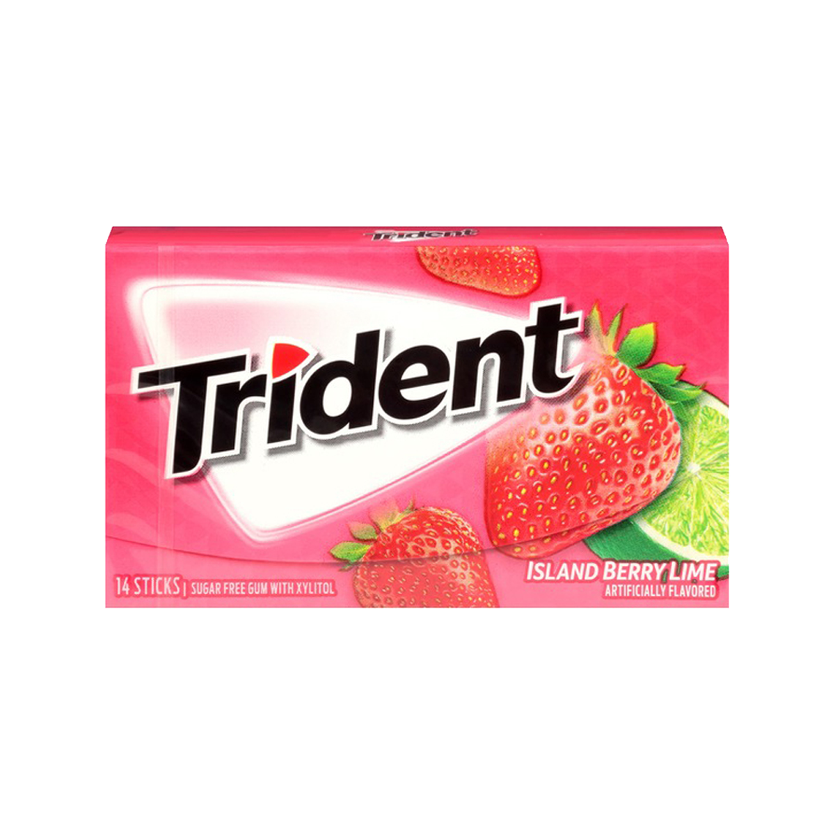Trident Island Berry Lime Sugar Free Gum 14Count