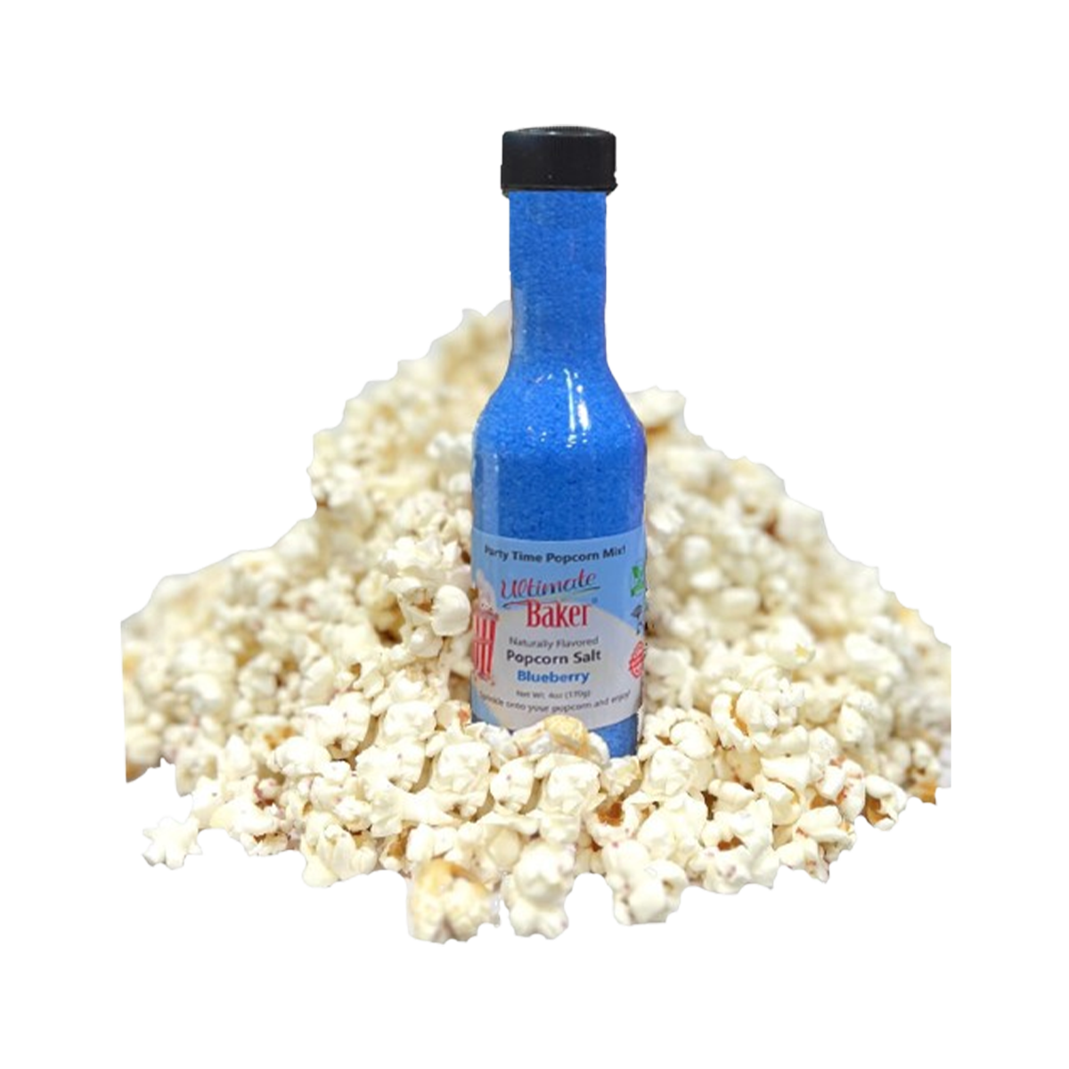 Ultimate Baker Blueberry Flavored Popcorn Salt (6x4oz Bottle)