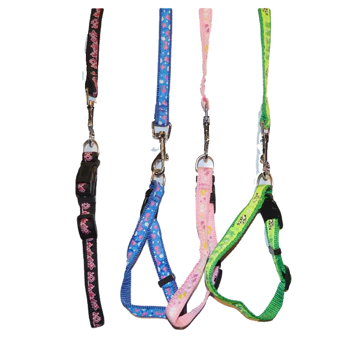 Dog And Cat Collar Leesh Multi Color