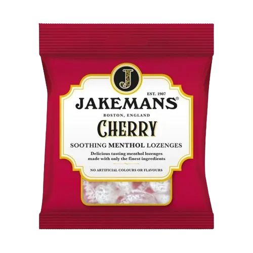 Jakemans Cherry Soothing Menthol Lozenges 73g