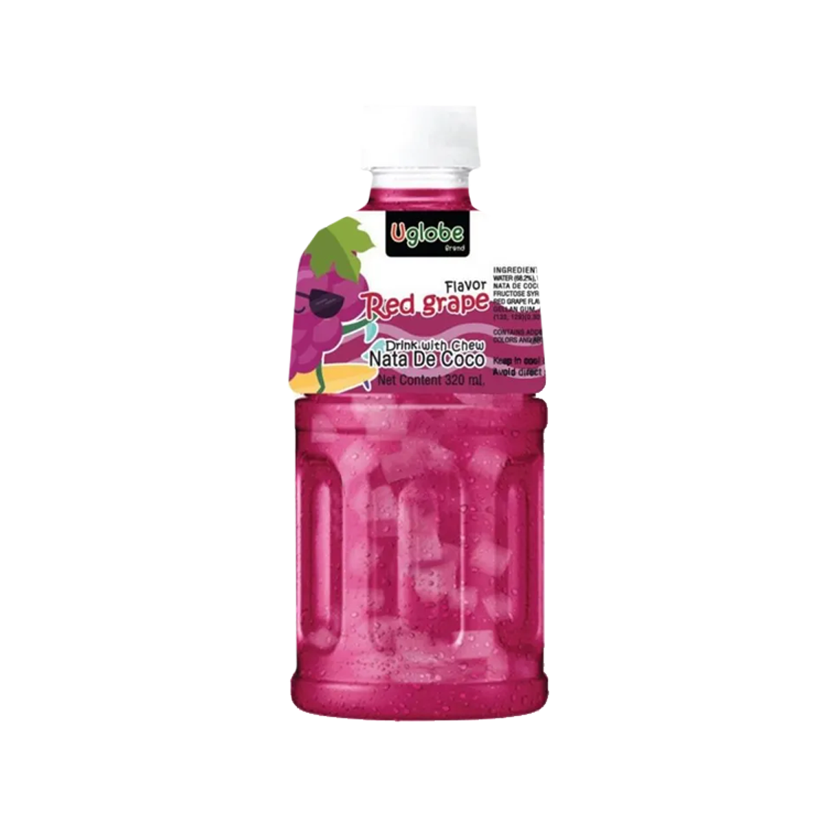 Uglobe Nata De Drink Red Grape 320ml