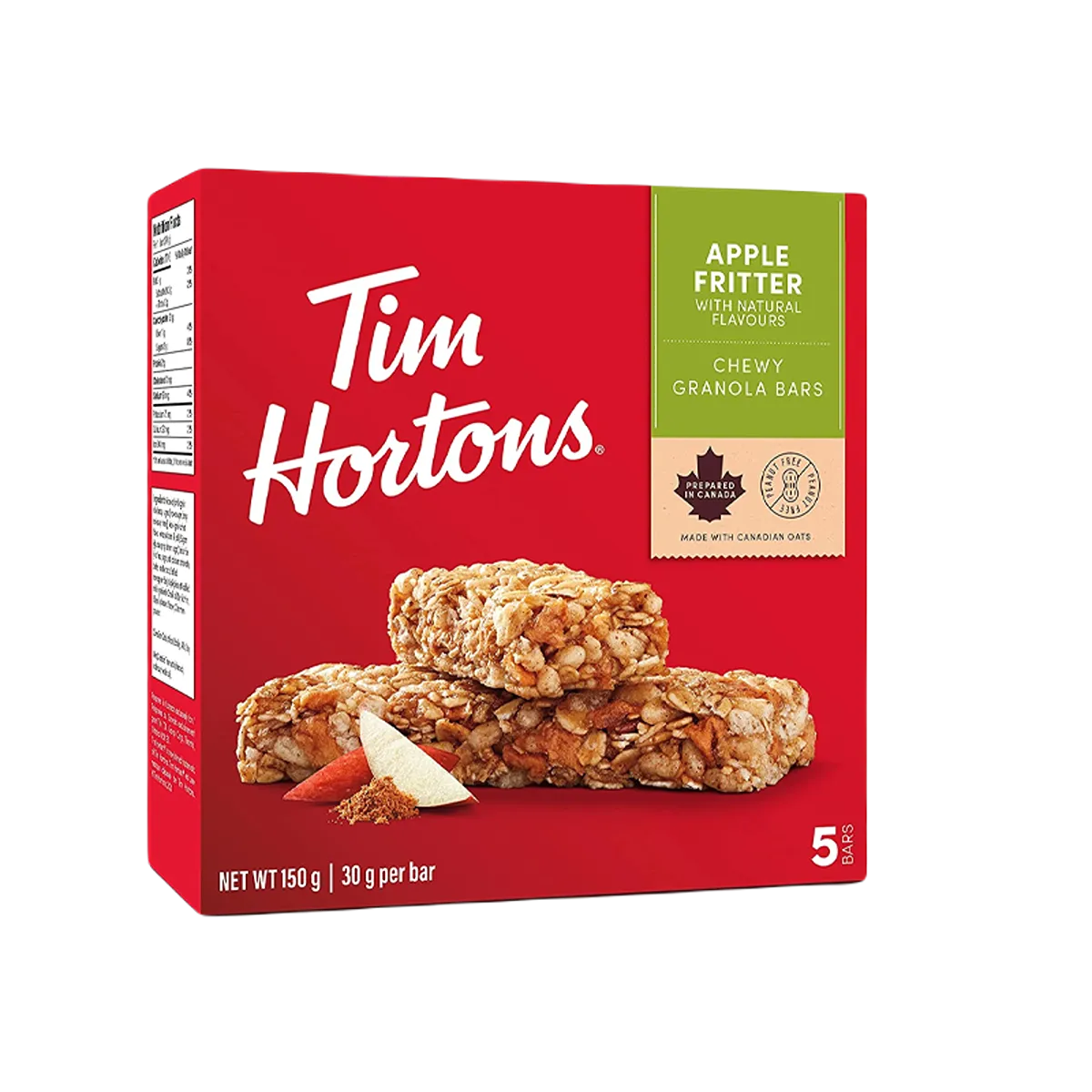 Tim Hortons Granola Bar Apple Fritter 5 Pack 150g