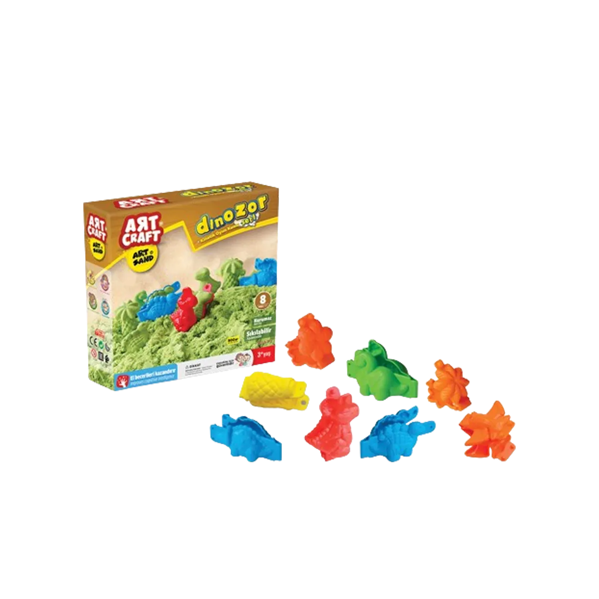 Dede Dinosaur Sand Art Craft Art Sand 500g (03613)