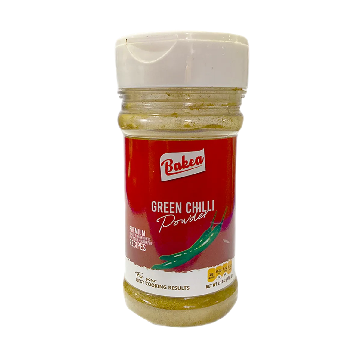 Bakea Green Chilli Powder 60g