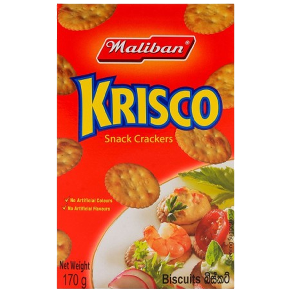Maliban Krisco Snack Crackers 170g