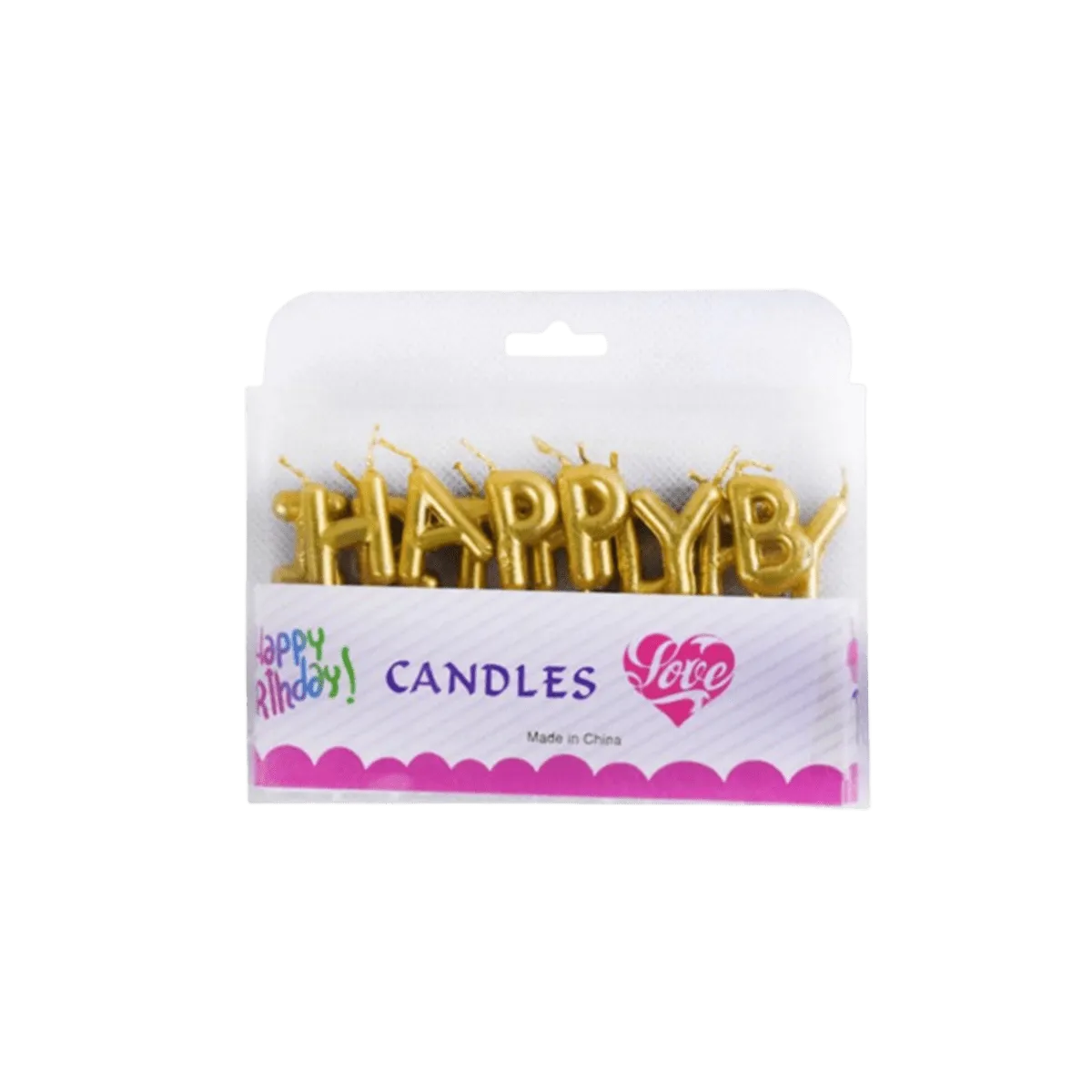 Happy birthaday candle